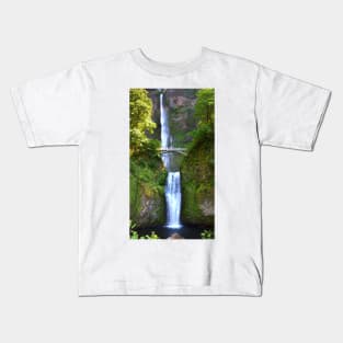 Multnomah Falls Portland Oregon Kids T-Shirt